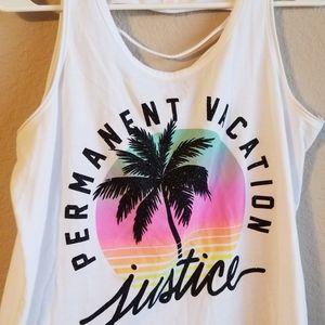 Justice Racerback Tank Top